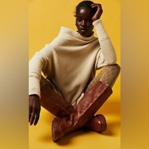 Free People New Leather Tall Boots